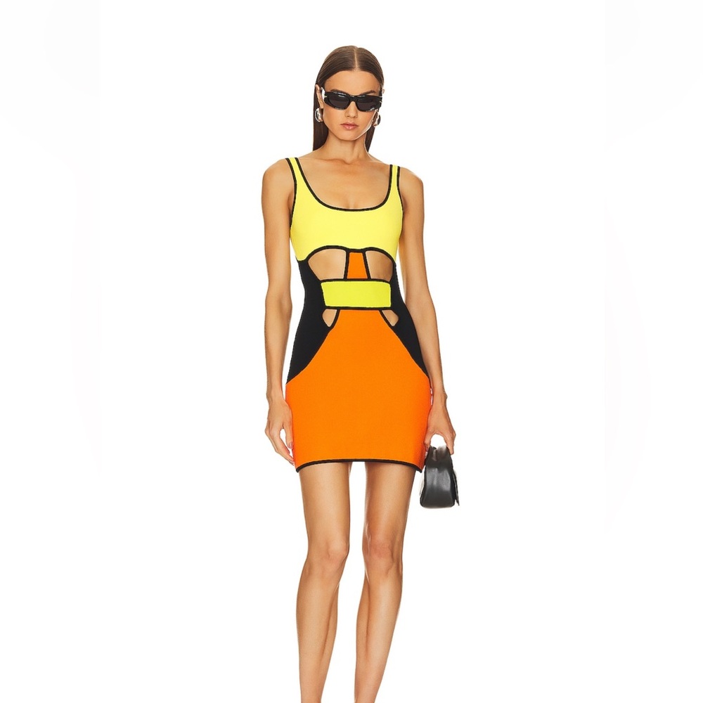 DUNDAS Cut Out Sexy Mini Dress